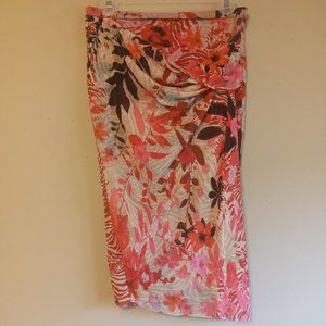 Vintage Y2K Jean Paul Gaultier bodycon faux-wrap skirt